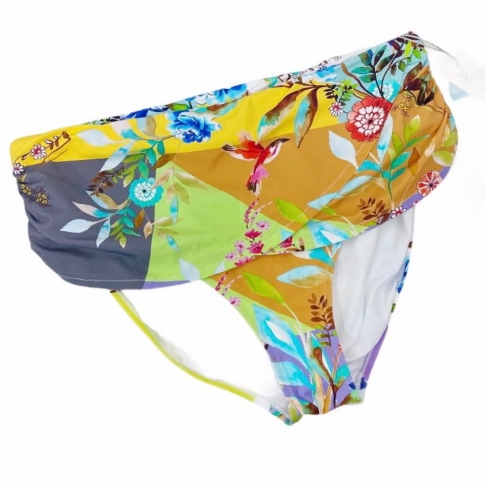 Johnny Was Maya Banded Boho Bikini Bottom 3x